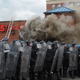 Police form a line in front of a CVS pharmacy that was burned during the protests in Baltimore April 27, 2015.
Instagram